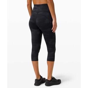 Lululemon Fast and Free Crop II 19" *Non-Reflective Size 6 Heritage 365 Camo